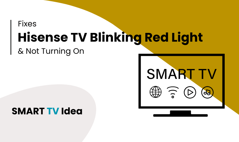 Hisense TV Blinking Red Light Not Turning On 2025
